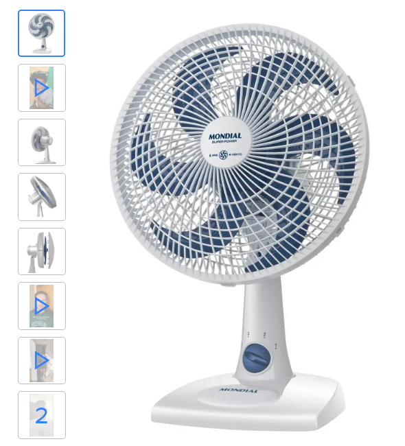 Análise do Ventilador de Mesa 30 cm Super Power Mondial – VSP-30-W