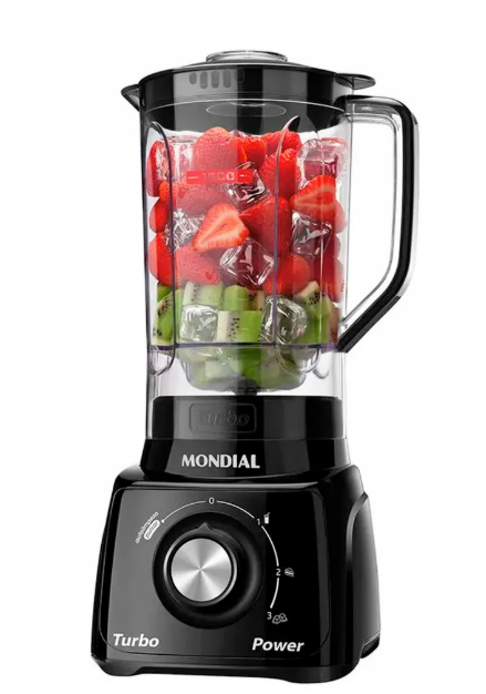 Análise do Liquidificador Turbo Power Mondial 550 W – L-99-FB: Potência e Versatilidade para sua Cozinha
